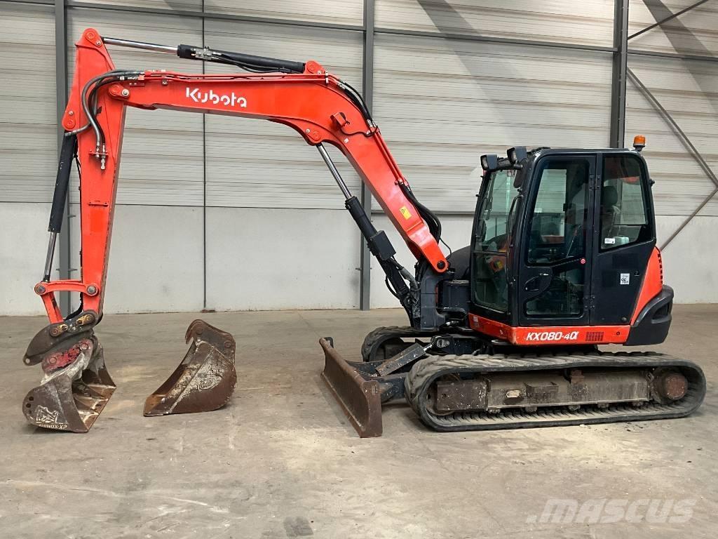 Kubota KX 080-4 A Midi-gravemaskiner 7t - 12t