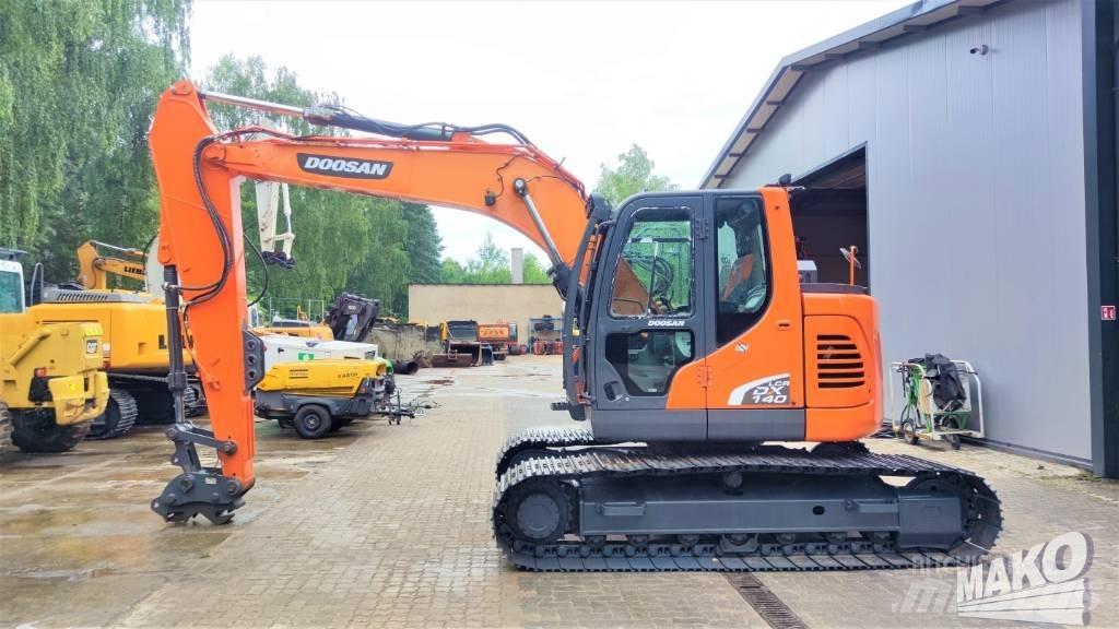 Doosan DX 140 LCR Gravemaskiner på larvebånd