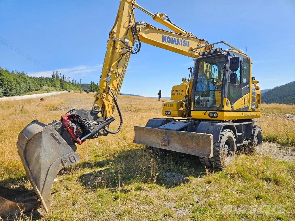 Komatsu PW 148-11 Gravemaskiner på hjul