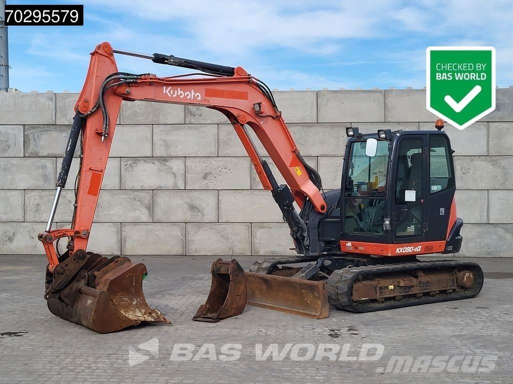 Kubota KX080-4a Minigravemaskiner