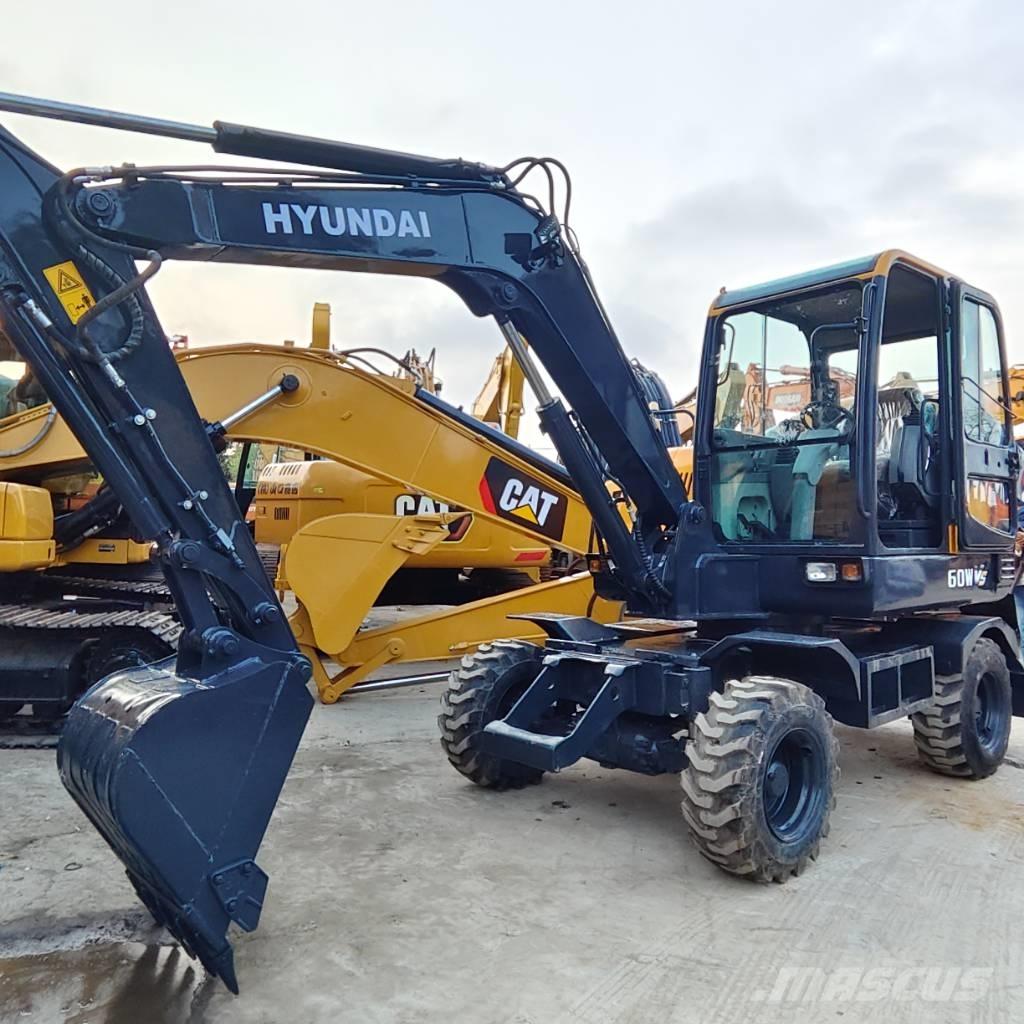Hyundai R60W Gravemaskiner på hjul