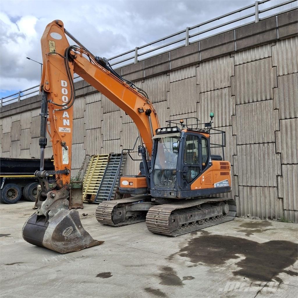 Doosan DX 140 LC Gravemaskiner på larvebånd