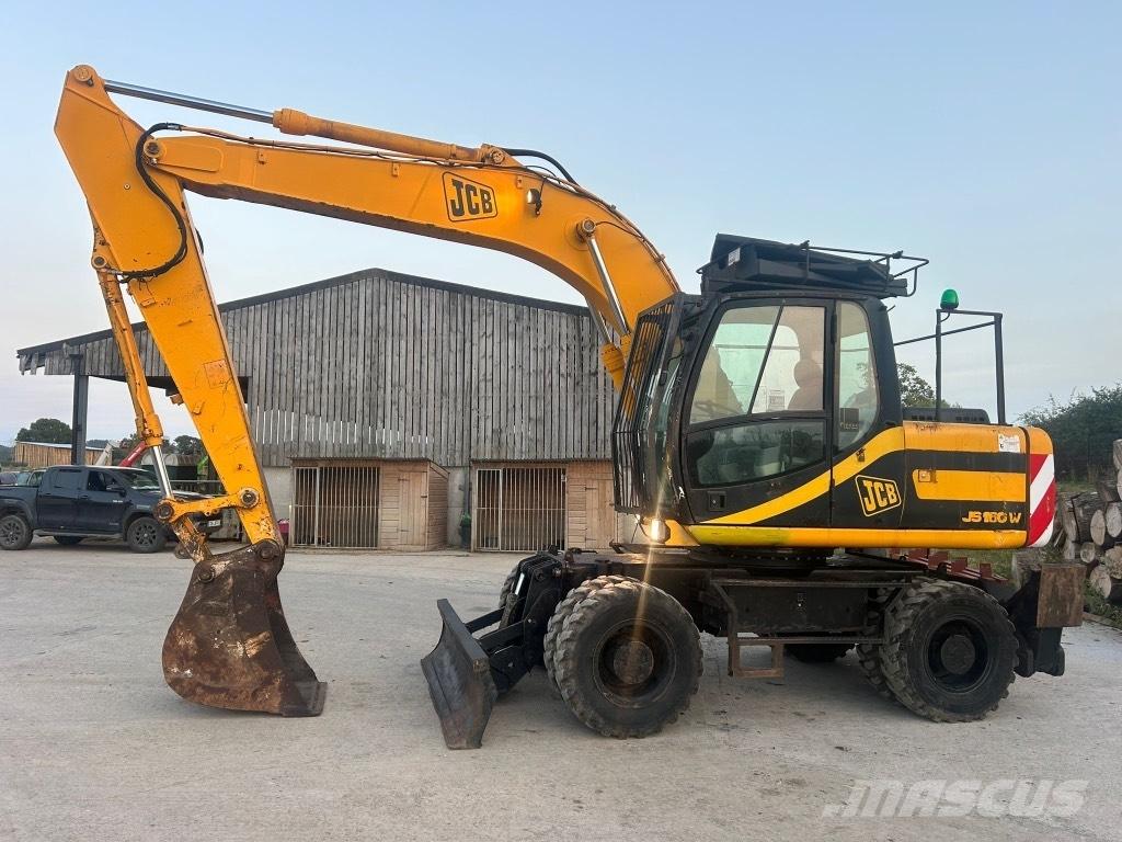 JCB JS 160 W Gravemaskiner på hjul