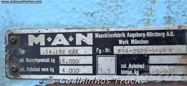 MAN 16.192 HAK Lastbil med lad/Flatbed