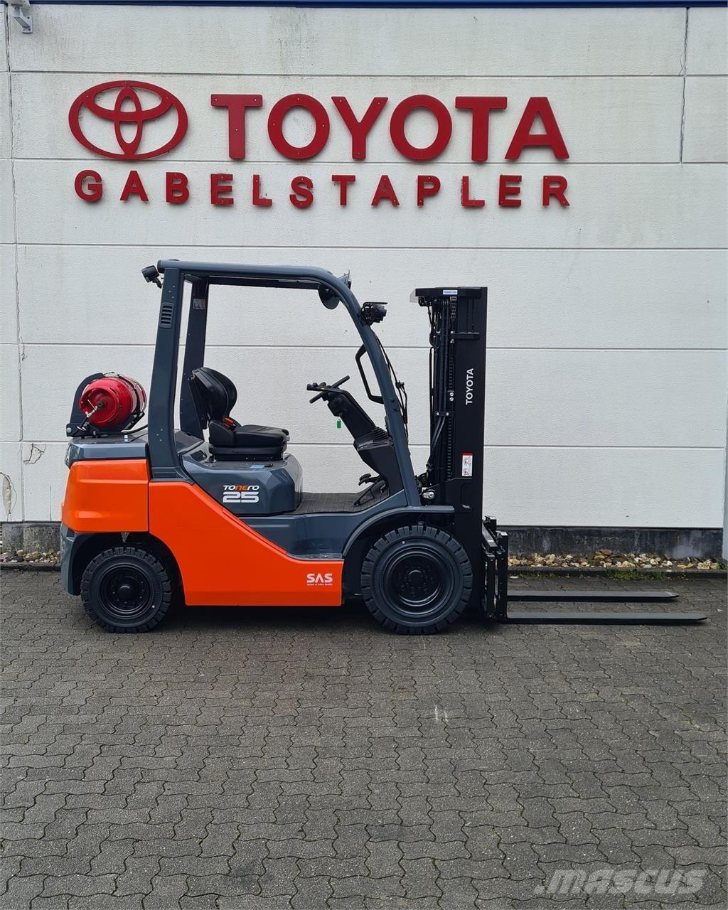 Toyota 02-8FGF25 LPG gaffeltrucks