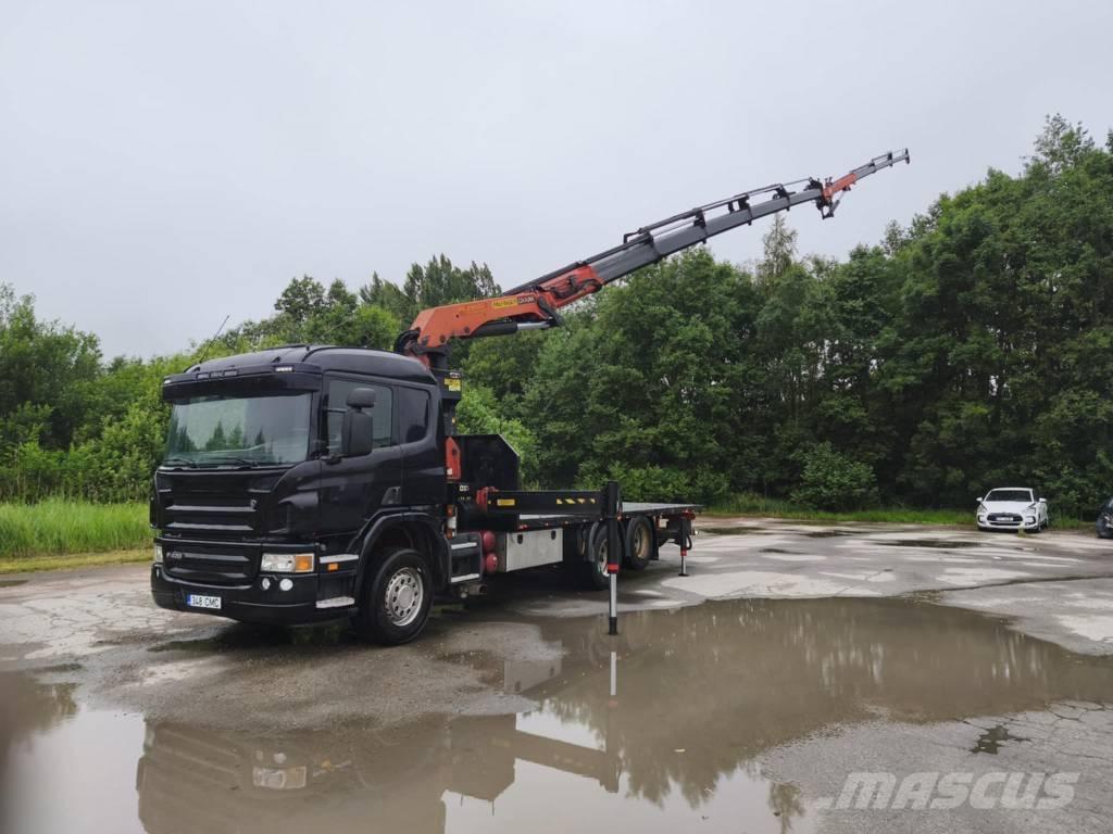 Scania P 420 Lastbil med kran
