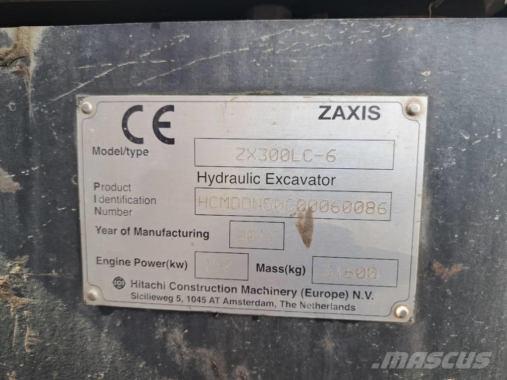 Hitachi ZX 300 LC-6 Gravemaskiner på larvebånd