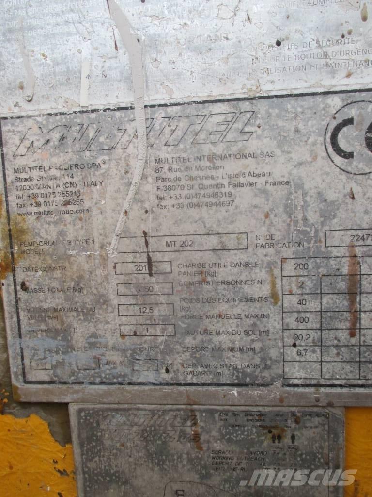 Multitel MT 202 Lastbilmonterede lifte