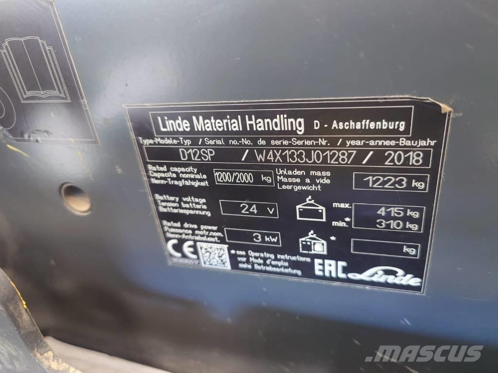 Linde D 12 Selvkørende stablere