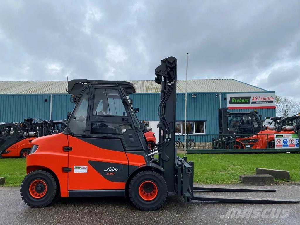 Linde E80-01/900 El gaffeltrucks