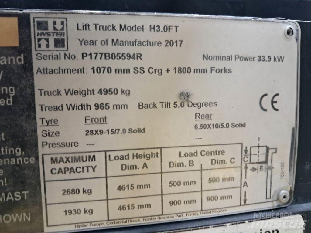 Hyster H3.0FT El gaffeltrucks