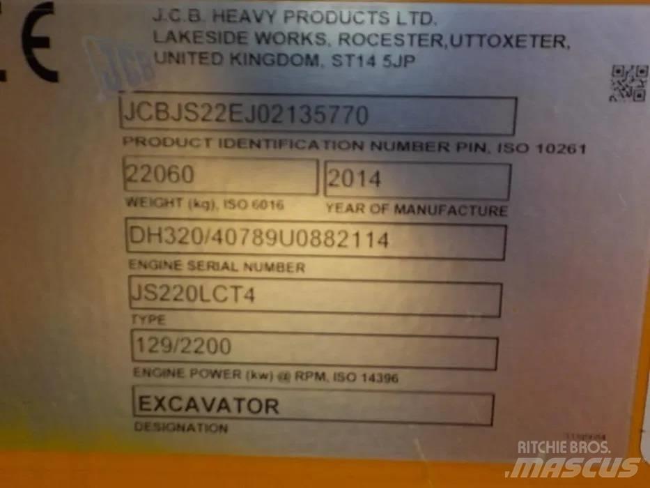JCB JS220LC Gravemaskiner på larvebånd