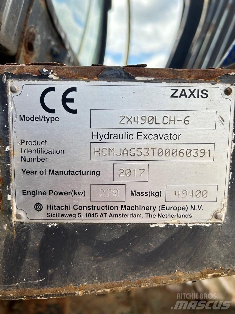 Hitachi 490 LCH-6 Gravemaskiner på larvebånd