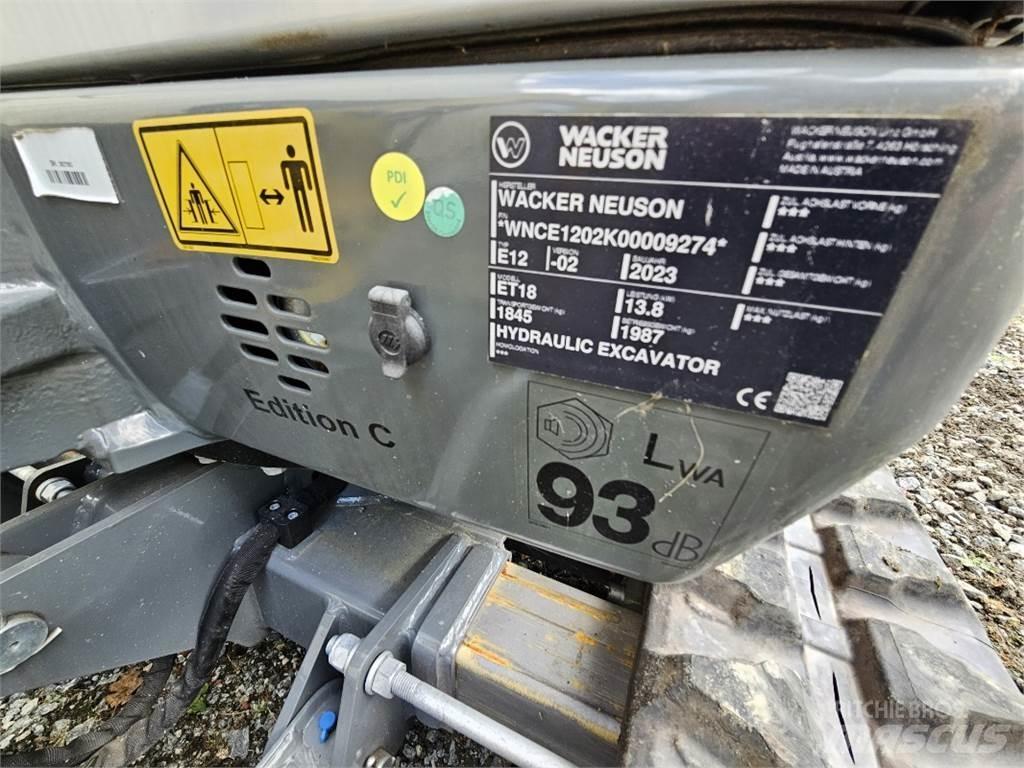 Wacker ET 18 Minigravemaskiner