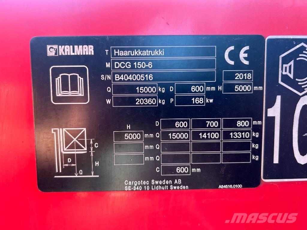 Kalmar DCG150-6 Diesel gaffeltrucks