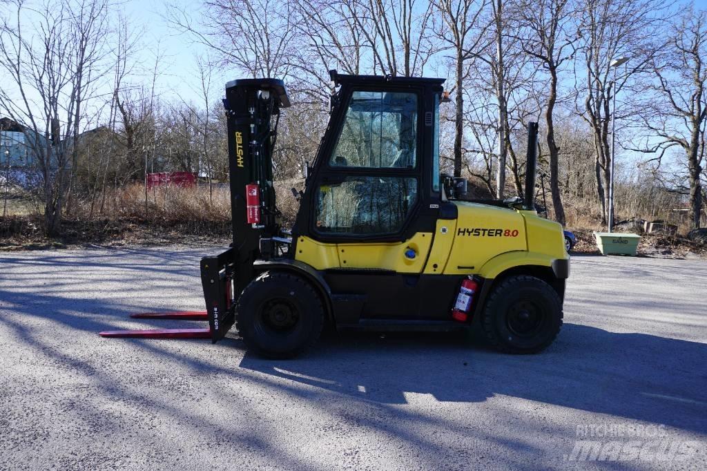 Hyster H8.0FT Diesel gaffeltrucks
