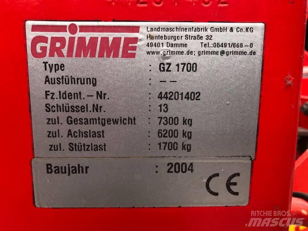 Grimme GZ 1700 Kartoffeloptagere