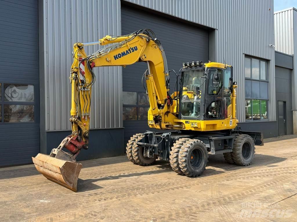Komatsu PW118MR-11 Gravemaskiner på hjul