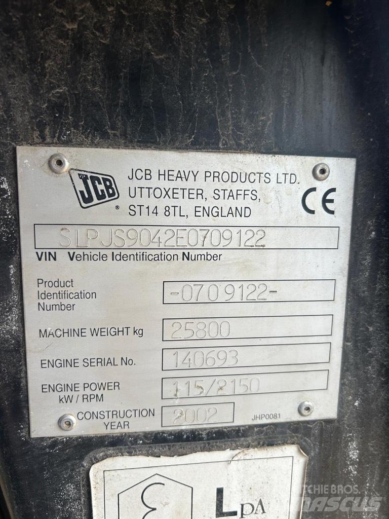 JCB 260LC Gravemaskiner på larvebånd