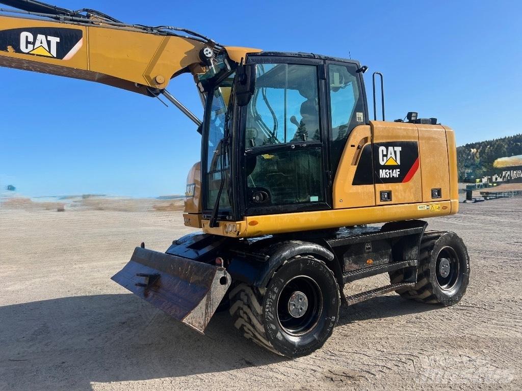 CAT M314F Gravemaskiner på hjul