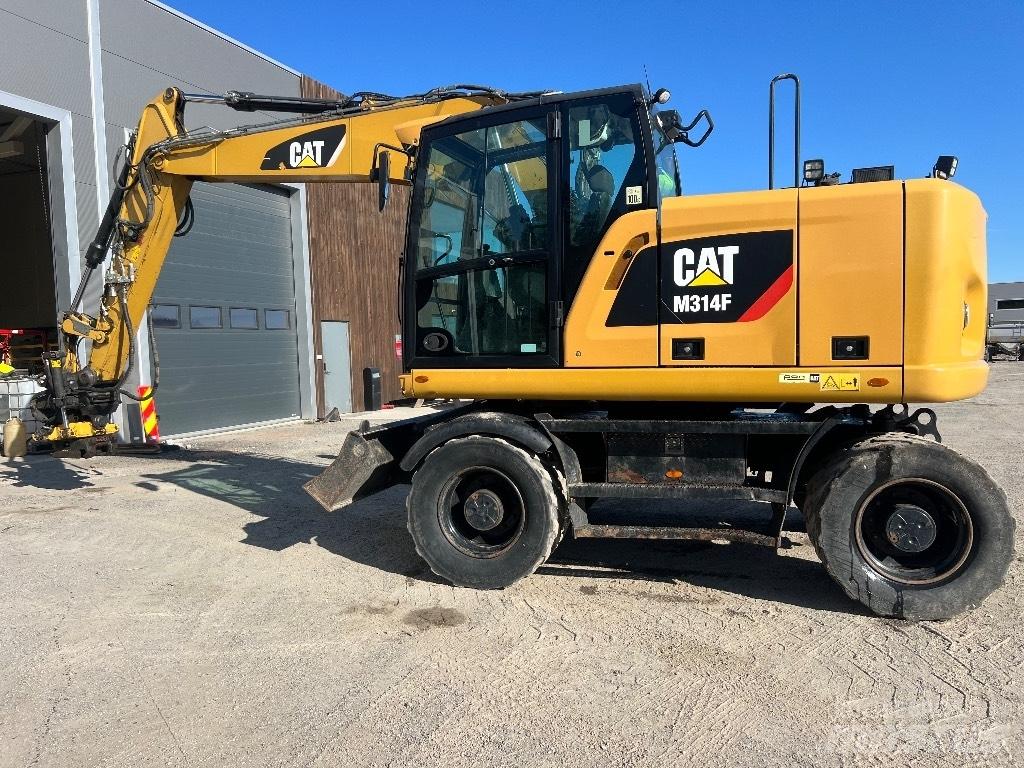 CAT M314F Gravemaskiner på hjul
