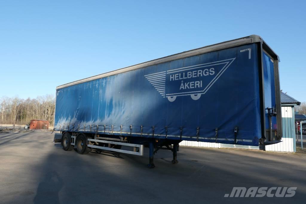 Montracon C2a Semi-trailer med Gardinsider