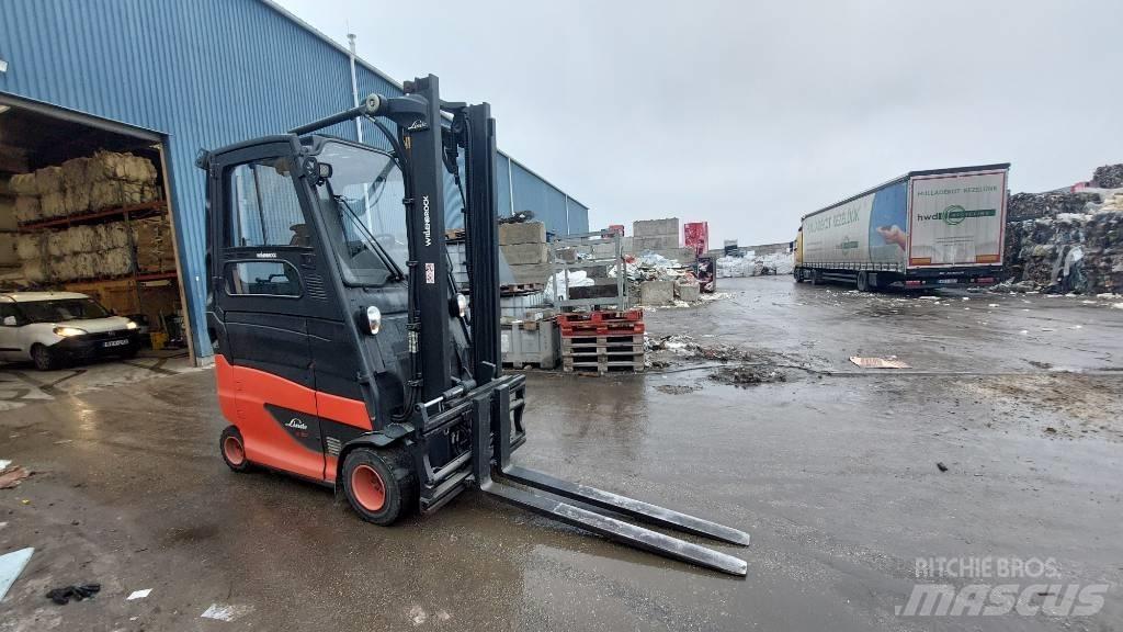 Linde E 30HL-01/600 El gaffeltrucks
