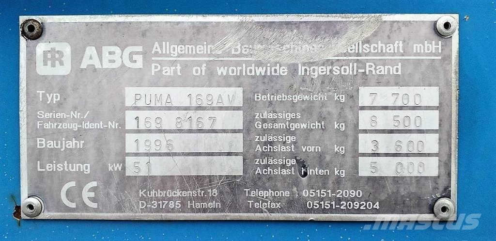 ABG Puma 169 AV Kombi tromle