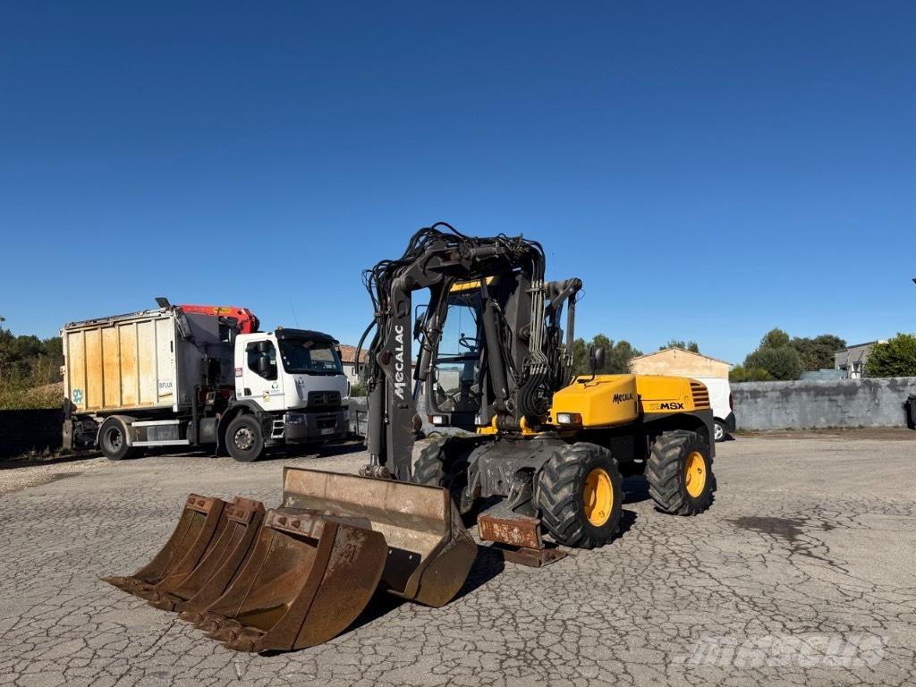 Mecalac 12 MSX Gravemaskiner på hjul