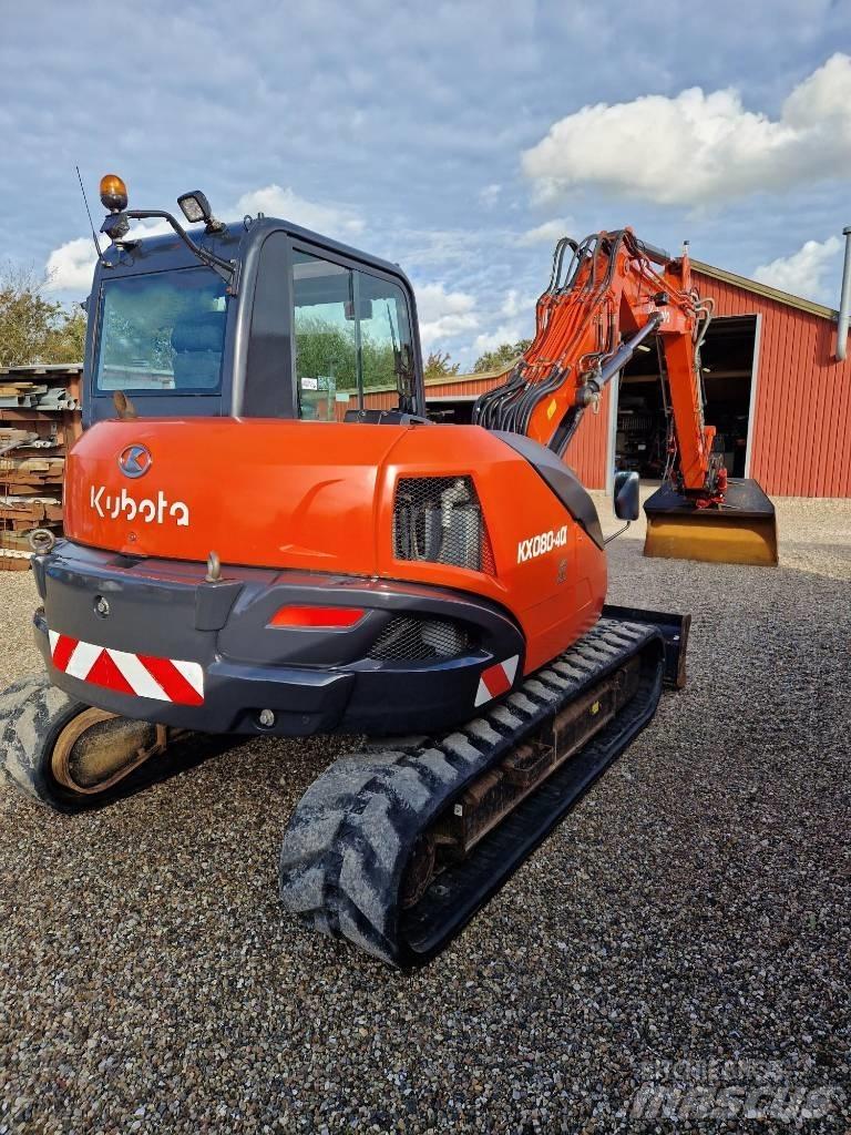Kubota KX080-4 Minigravemaskiner