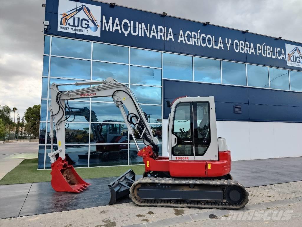 Takeuchi TB 80 FR Midi-gravemaskiner 7t - 12t