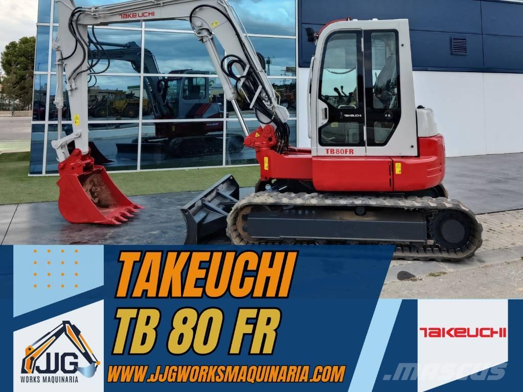 Takeuchi TB 80 FR Midi-gravemaskiner 7t - 12t