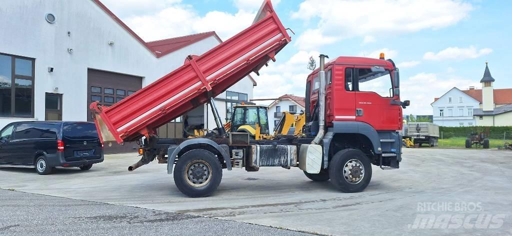 MAN TGA 18.360 4X4 Lastbiler med tip