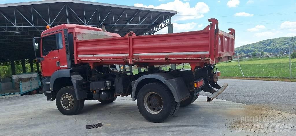 MAN TGA 18.360 4X4 Lastbiler med tip