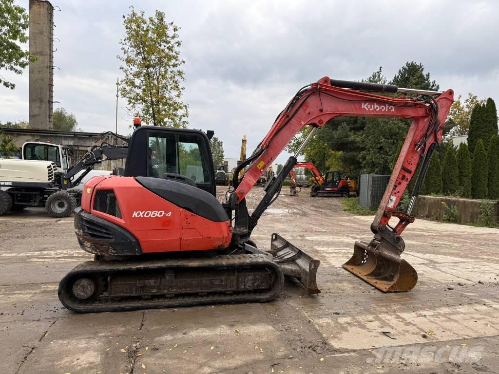 Kubota KX 080-4 Midi-gravemaskiner 7t - 12t