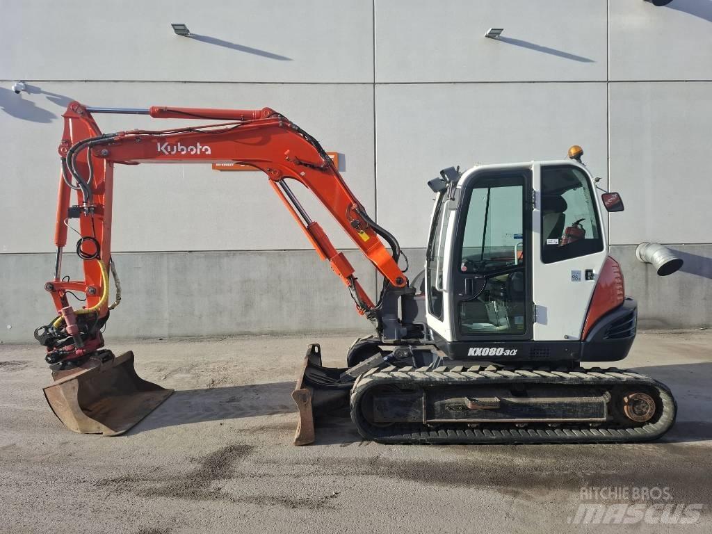 Kubota KX 080-3 Midi-gravemaskiner 7t - 12t