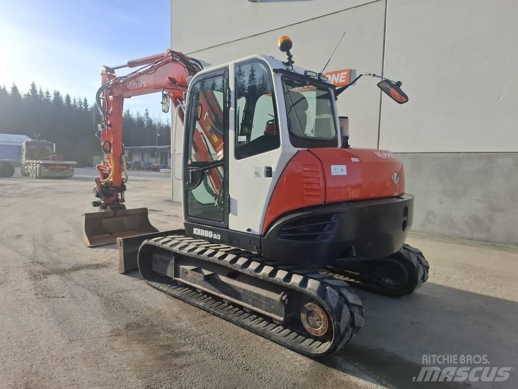Kubota KX 080-3 Midi-gravemaskiner 7t - 12t