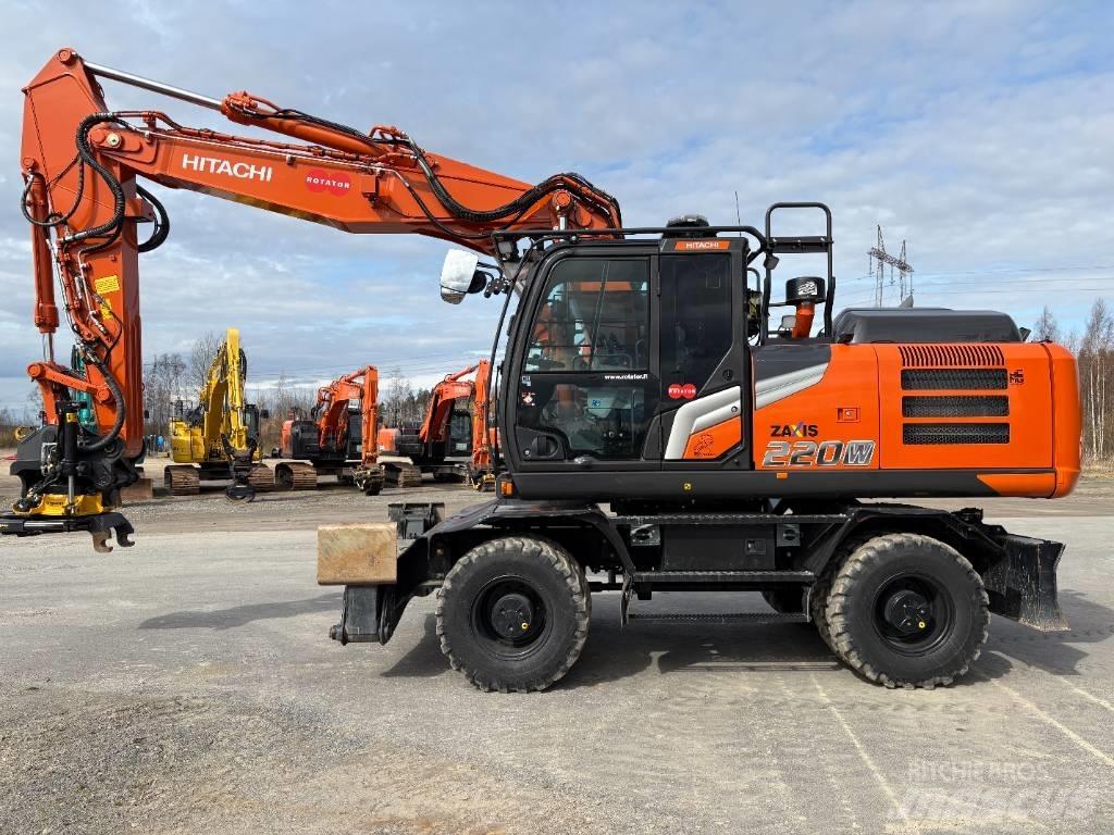 Hitachi ZX220W-7 2P Gravemaskiner på hjul