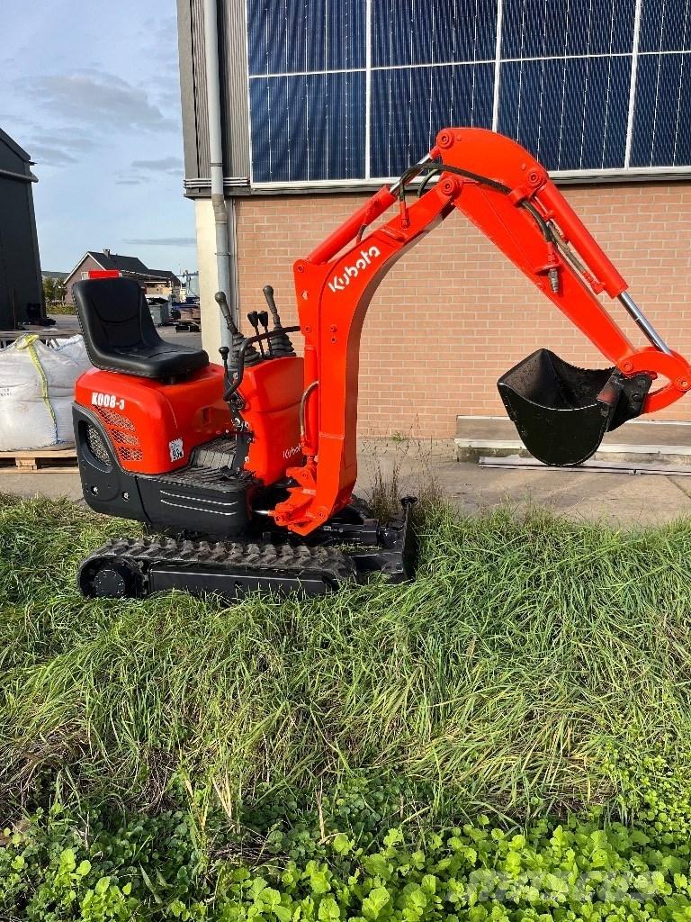Kubota K 008-3 Minigravemaskiner