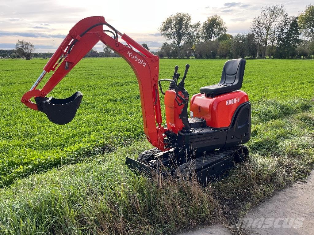 Kubota K 008-3 Minigravemaskiner