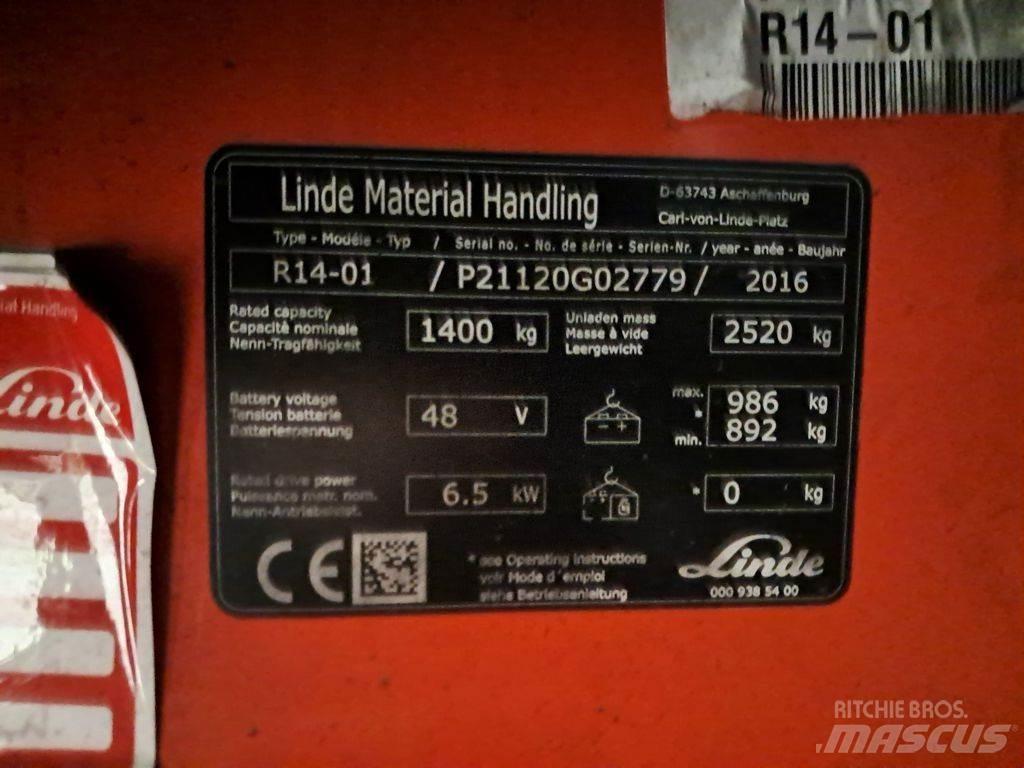 Linde R14-01 Reachtruck