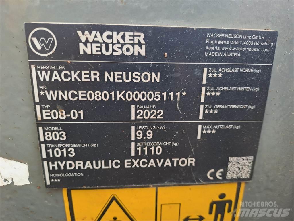 Wacker Neuson 803 Gravemaskiner på larvebånd