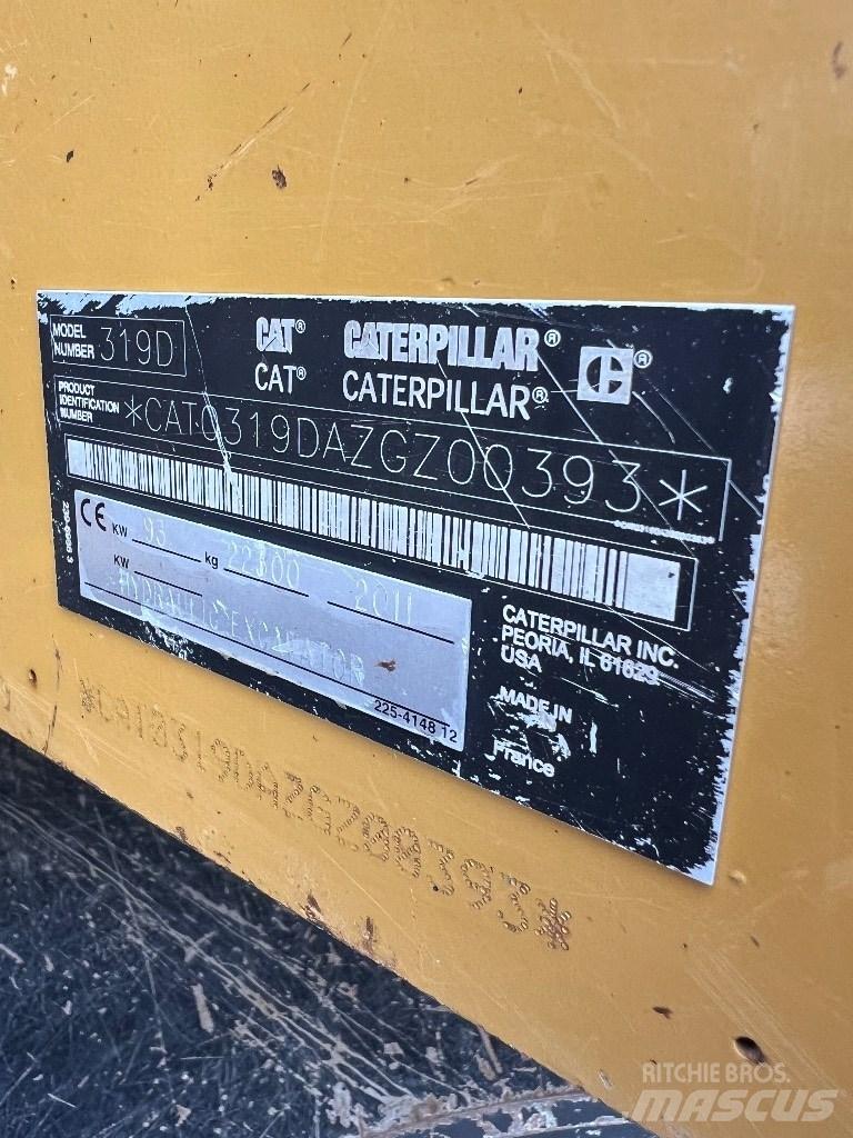 CAT 319 D L Gravemaskiner på larvebånd