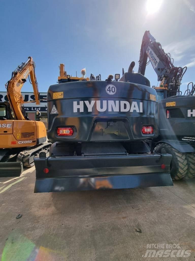 Hyundai HW140A Gravemaskiner på hjul