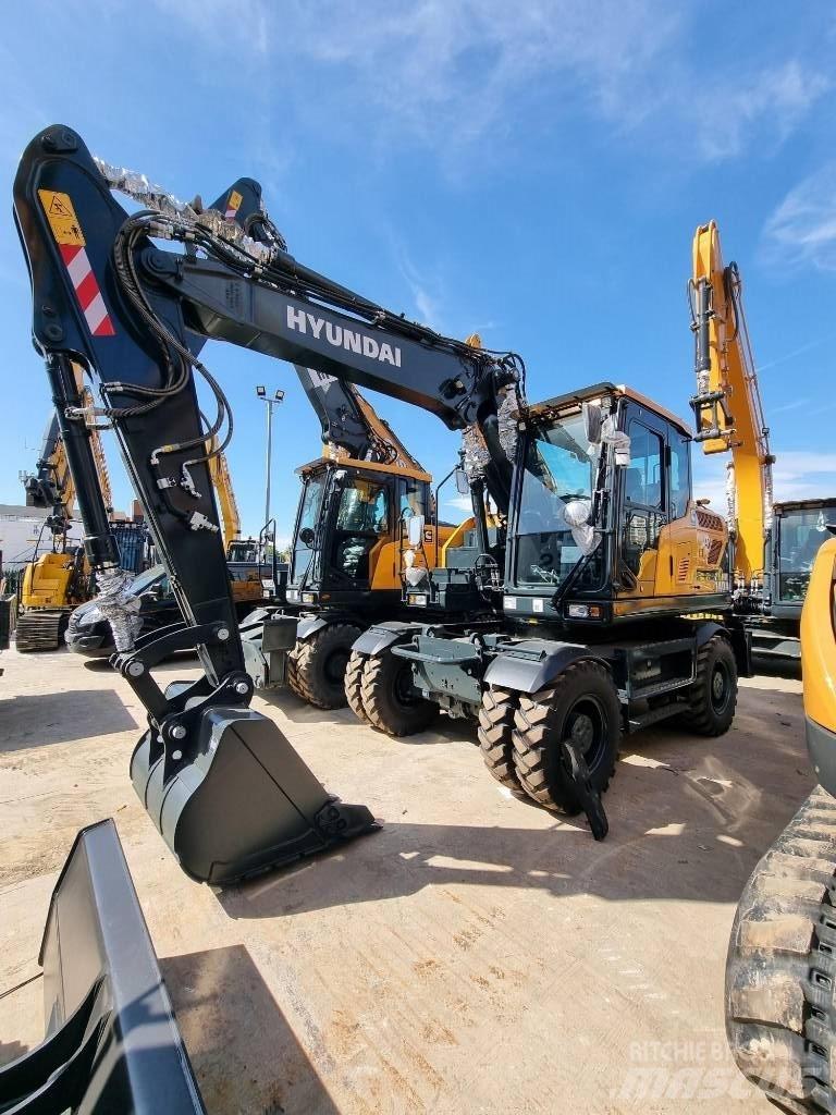 Hyundai HW140A Gravemaskiner på hjul