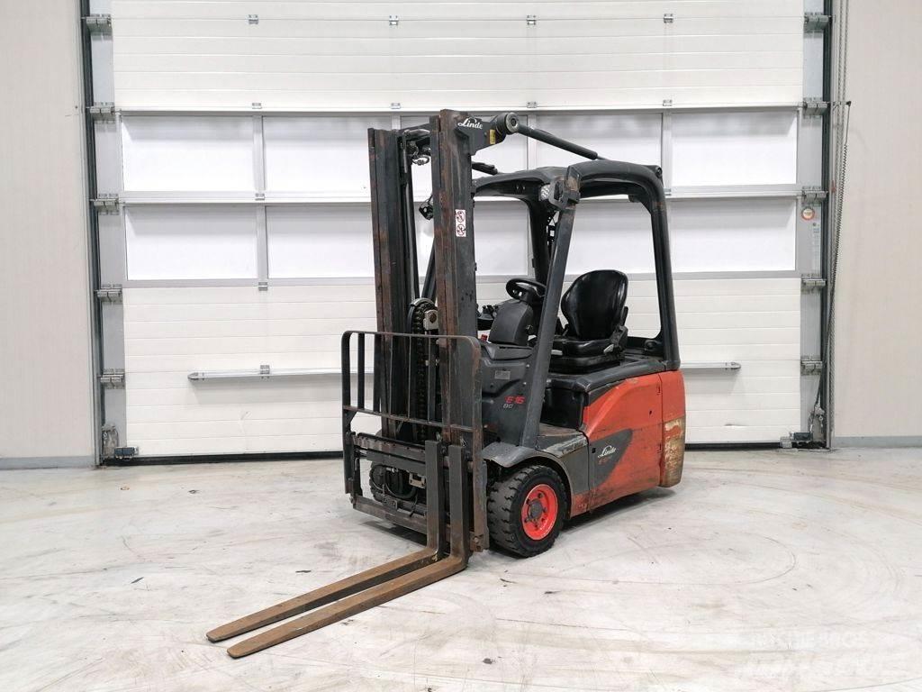Linde E16C-02 El gaffeltrucks