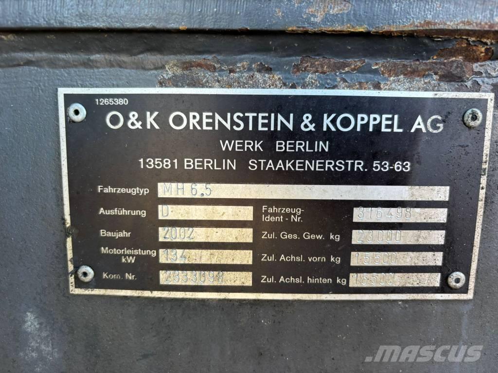O&K MH 6.5 Materialehåndteringsmaskiner