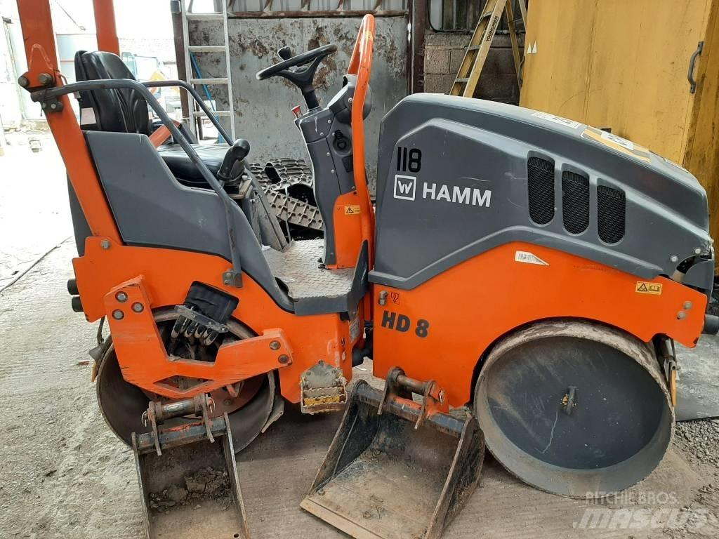 Hamm HD 8 VV Tvilling tromle