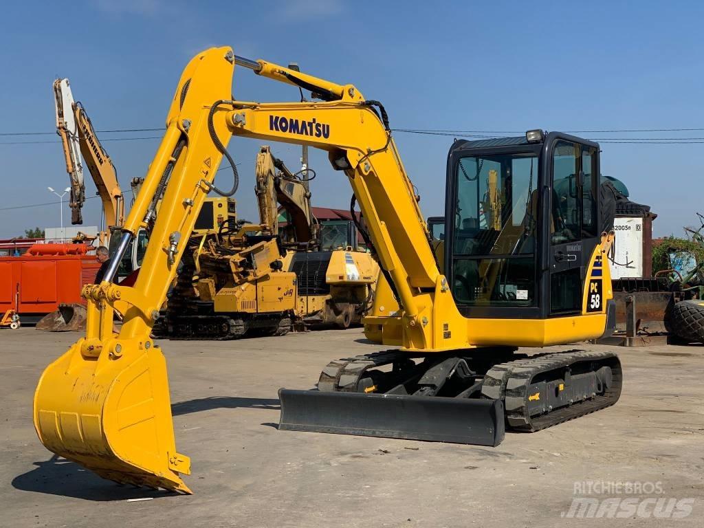 Komatsu PC58-8 Minigravemaskiner