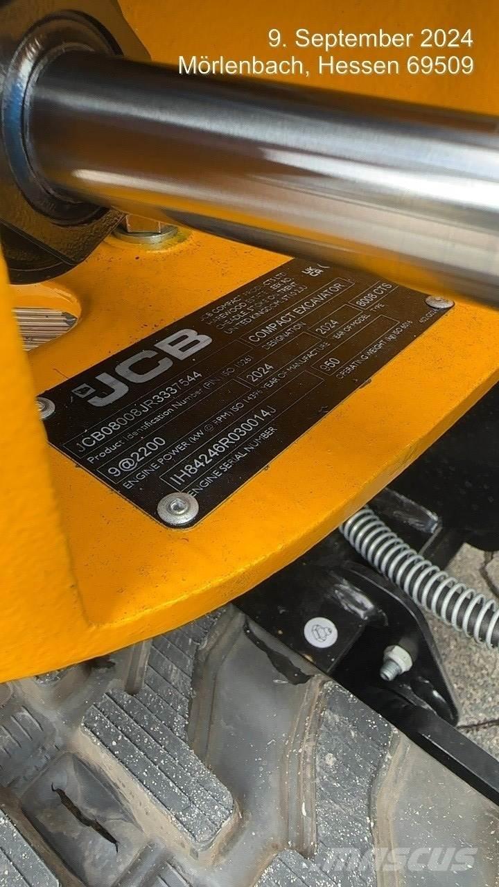 JCB 8008CTS Minigravemaskiner